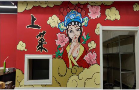 金寨墙体彩绘的发展和应用