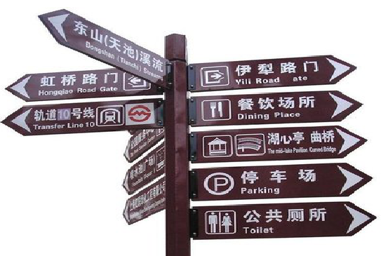 金寨标牌的基本功能。