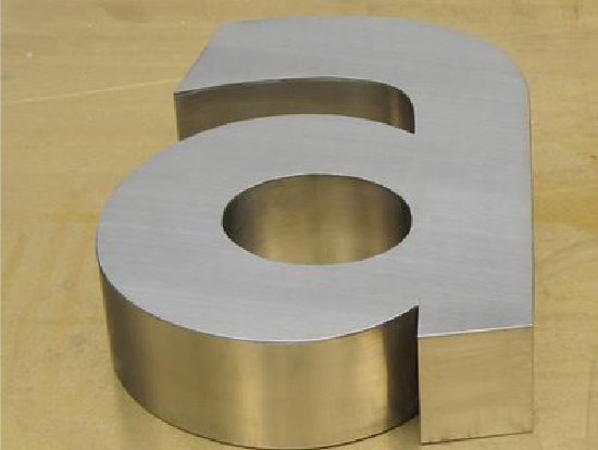 金寨不锈钢字制作介绍。